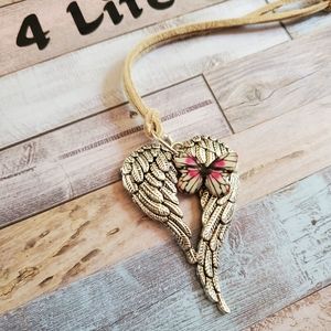 Purse charm Heart Keychain, Keyring, Feather Keychain, Gift Idea for Her…